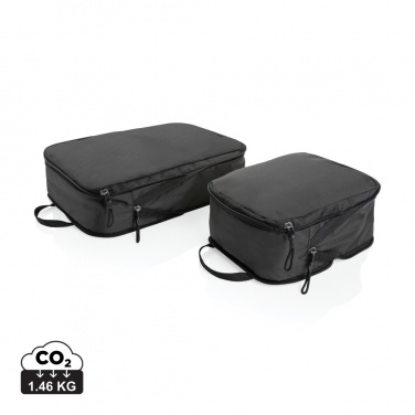 Logotrade promotional giveaways photo of: Swiss Peak Ridge AWARE™ RPET compression travel cubes 2pc