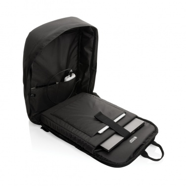 Logo trade promotional giveaways image of: Swiss Peak AWARE™ RFID anti-theft 15.6'' laptop backpack