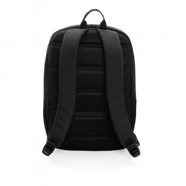 Logo trade promotional gifts image of: Swiss Peak AWARE™ RFID anti-theft 15.6'' laptop backpack