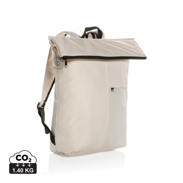 Logotrade promotional merchandise image of: Dillon AWARE™ RPET lightweight foldable backpack