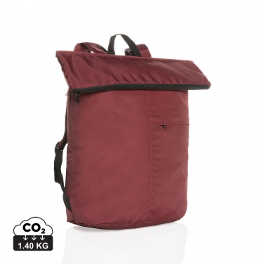 Logotrade promotional giveaway image of: Dillon AWARE™ RPET lightweight foldable backpack