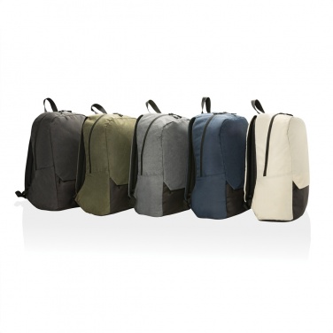 Logo trade corporate gifts image of: Kazu AWARE™ RPET basic 15.6 inch laptop backpack