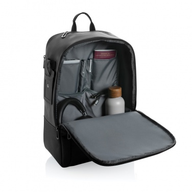 Logo trade advertising products image of: Armond AWARE™ RPET 15.6 inch deluxe laptop backpack