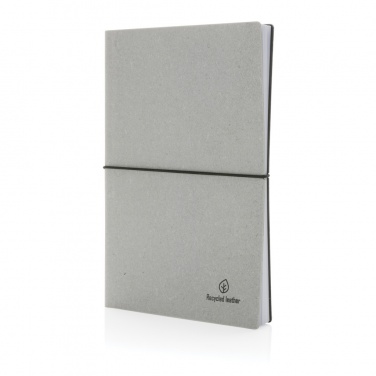 Logotrade promotional gift image of: A5 recycled leather notebook