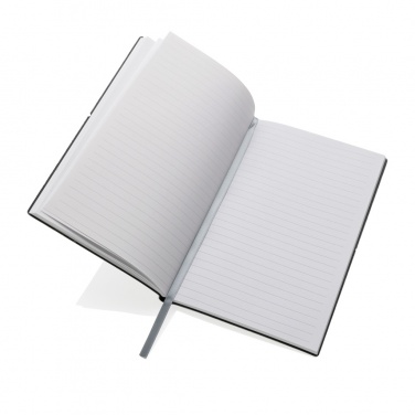 Logo trade promotional items image of: A5 recycled leather notebook
