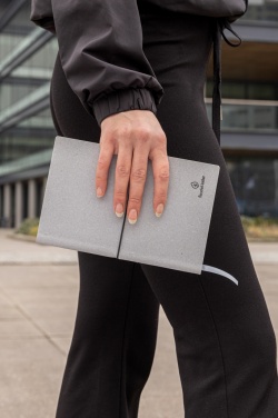 Logo trade promotional gift photo of: A5 recycled leather notebook