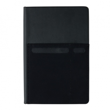 Logotrade promotional giveaway picture of: A5 Deluxe notebook with smart pockets