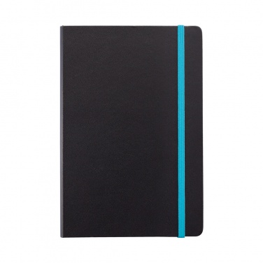 Logotrade corporate gift image of: Deluxe hardcover A5 notebook with coloured side