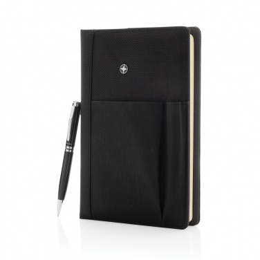 Logotrade promotional merchandise picture of: Refillable notebook and pen set