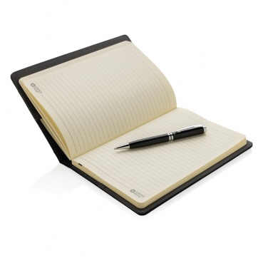 Logo trade advertising product photo of: Refillable notebook and pen set