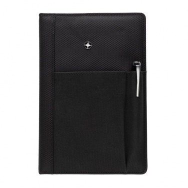 Logo trade promotional giveaway photo of: Refillable notebook and pen set