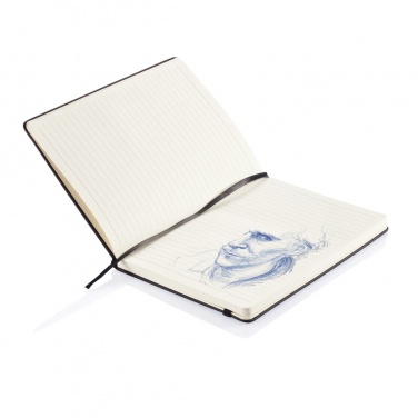 Logotrade corporate gifts photo of: Deluxe hardcover PU A5 notebook