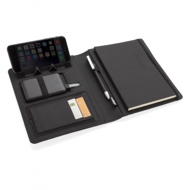 Logotrade promotional products photo of: Air 5W wireless charging notebook with 5000mAh powerbank