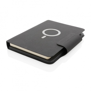 Logotrade promotional item image of: Artic Magnetic 10W wireless charging A5 notebook