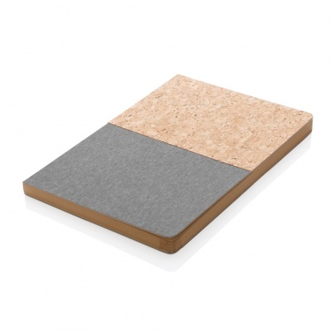 Logo trade advertising product photo of: A5 cork & kraft notebook