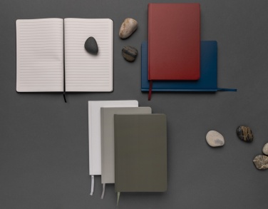 Logo trade promotional merchandise image of: A5 Impact stone paper hardcover notebook