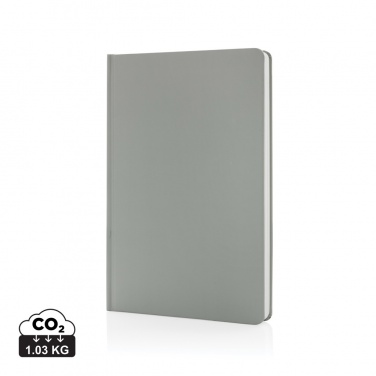 Logo trade business gifts image of: A5 Impact stone paper hardcover notebook