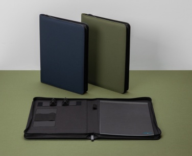 Logotrade promotional products photo of: Impact Aware™ deluxe 300D tech portfolio with zipper