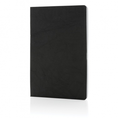 Logo trade corporate gifts image of: Salton A5 GRS certified recycled paper notebook