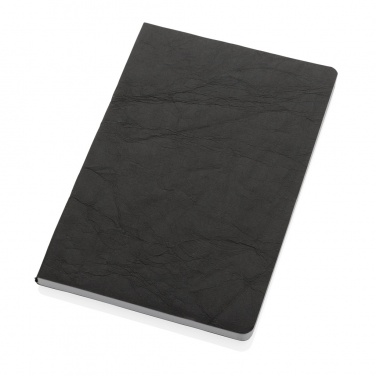 Logo trade corporate gifts picture of: Salton A5 GRS certified recycled paper notebook