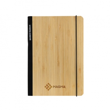 Logo trade promotional product photo of: Scribe bamboo A5 Notebook