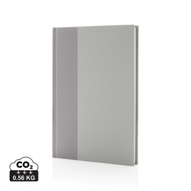 Logotrade promotional item picture of: Words GRS certified RPET & Kraft A5 notebook