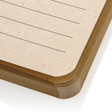 Logo trade promotional gift photo of: Stylo Sugarcane paper A5 Notebook