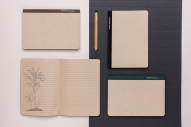 Logo trade promotional merchandise picture of: Stylo Sugarcane paper A5 Notebook