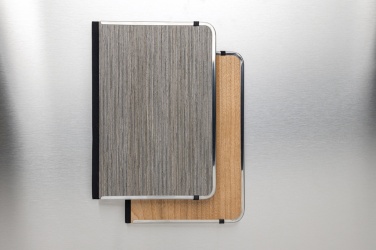 Logo trade promotional products image of: Treeline A5 wooden cover deluxe notebook