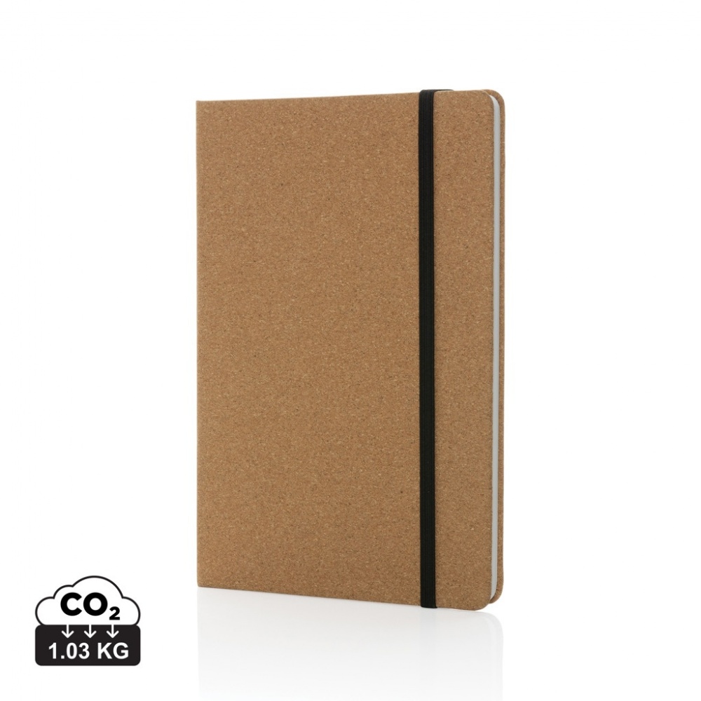 Logotrade business gift image of: Stoneleaf A5 cork and stonepaper notebook