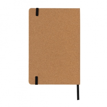 Logo trade promotional items image of: Stoneleaf A5 cork and stonepaper notebook
