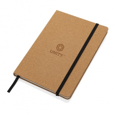 Logotrade promotional merchandise picture of: Stoneleaf A5 cork and stonepaper notebook