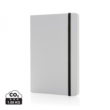 Logo trade promotional giveaway photo of: Craftstone A5 recycled kraft and stonepaper notebook