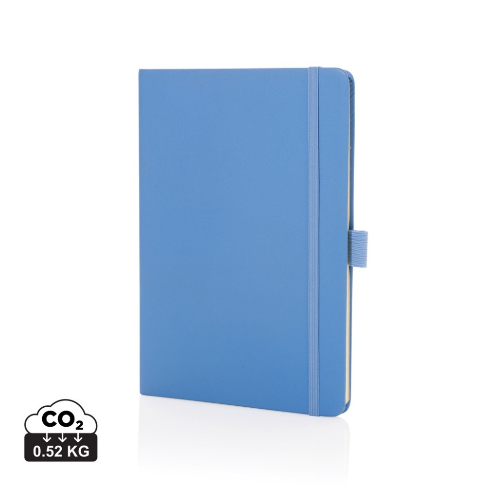 Logo trade promotional items image of: Sam A5 RCS certified bonded leather classic notebook