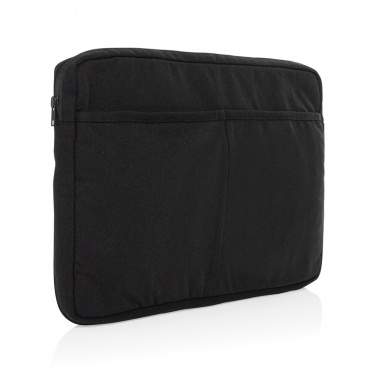Logotrade promotional products photo of: Laluka AWARE™ recycled cotton 15.6 inch laptop sleeve