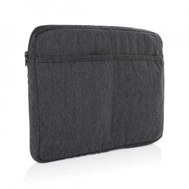 Logotrade promotional giveaway image of: Laluka AWARE™ recycled cotton 15.6 inch laptop sleeve