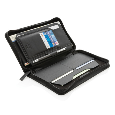 Logotrade promotional giveaway image of: Swiss Peak Heritage RCS rPU RFID travel wallet