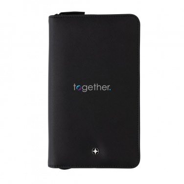 Logo trade promotional items image of: Swiss Peak Heritage RCS rPU RFID travel wallet