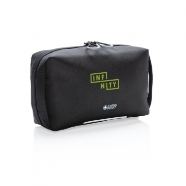 Logo trade promotional merchandise photo of: Swiss Peak AWARE™ tech pouch PVC free