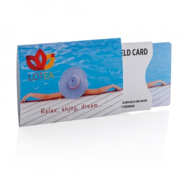 Logotrade promotional products photo of: Anti-skimming RFID shield card with active jamming chip