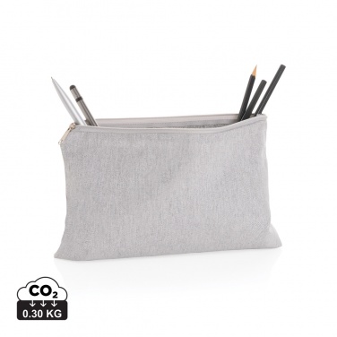 Logo trade business gift photo of: Impact Aware™ 285 gsm rcanvas pencil case undyed