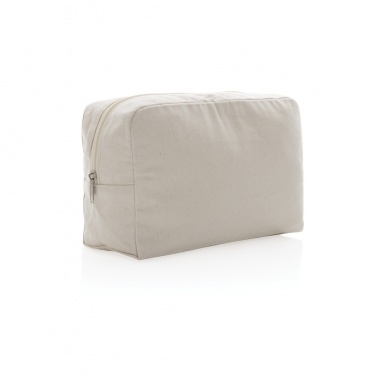 Logo trade promotional item photo of: Impact Aware™ 285 gsm rcanvas toiletry bag undyed