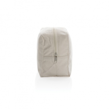 Logo trade promotional giveaway photo of: Impact Aware™ 285 gsm rcanvas toiletry bag undyed