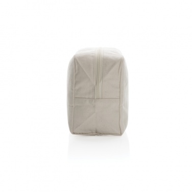 Logo trade promotional giveaway photo of: Impact Aware™ 285 gsm rcanvas toiletry bag undyed