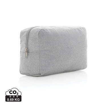 Logotrade corporate gifts photo of: Impact Aware™ 285 gsm rcanvas toiletry bag undyed