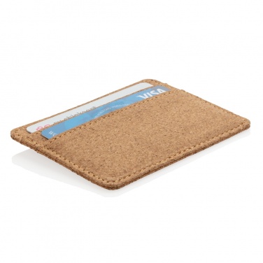 Logo trade promotional giveaways picture of: Cork secure RFID slim wallet