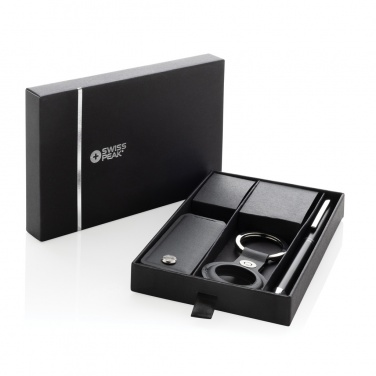 Logo trade promotional products image of: SP Tula RCS certified rPU 3 piece deluxe gift set