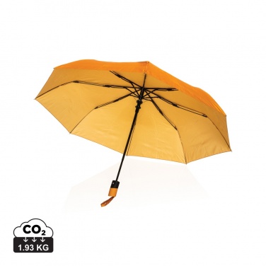 Logo trade corporate gifts image of: 21" Impact AWARE™ 190T mini auto open umbrella