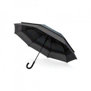 Logo trade promotional gifts picture of: Swiss Peak AWARE™ 23" to 27" expandable umbrella
