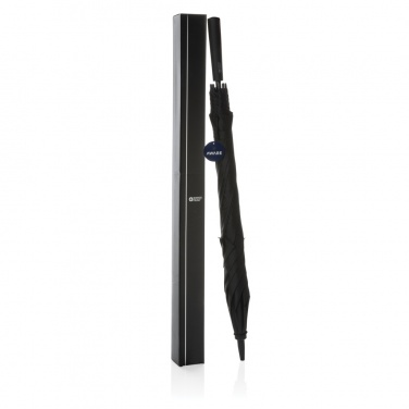 Logo trade promotional item photo of: Swiss peak AWARE™ Tornado 23” storm umbrella